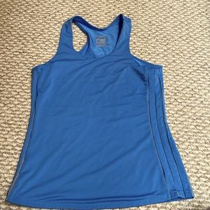 Pretty blue lucky in love tank